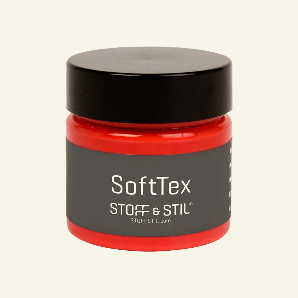 Textile paint Soft Tex 50ml red 28922_pack