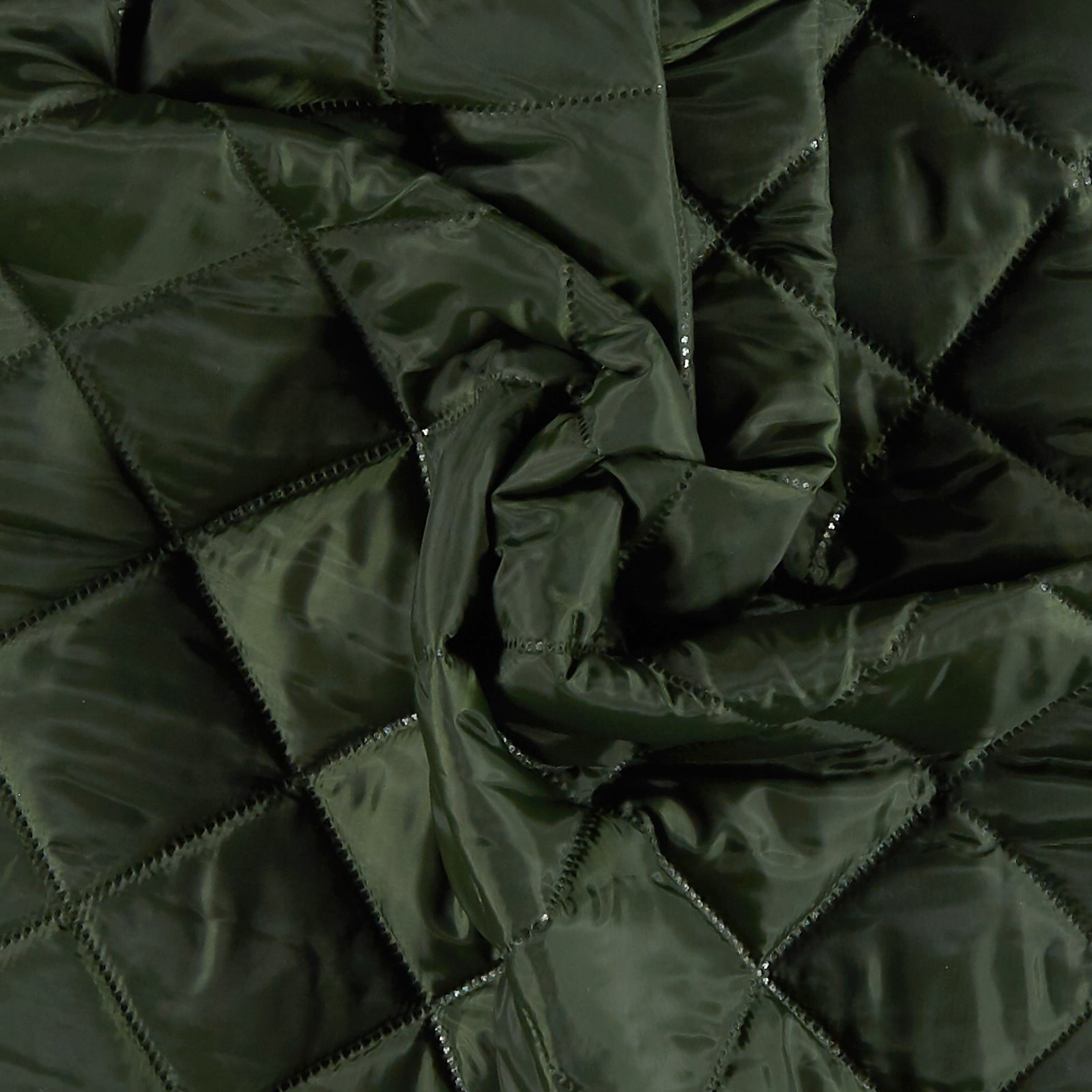 Thermo quilt, olive w lining dot welding 920412_pack