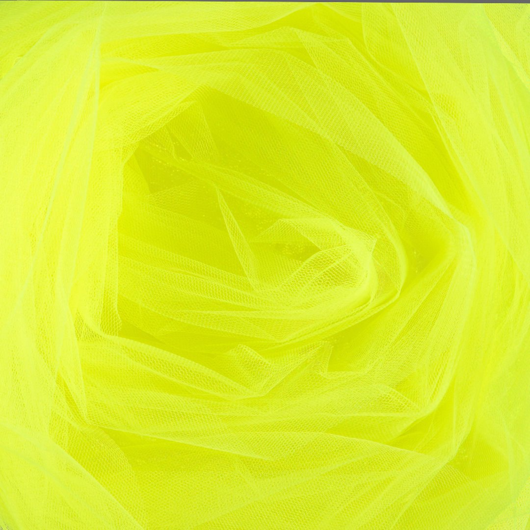 Billede af Tyl neon gul
