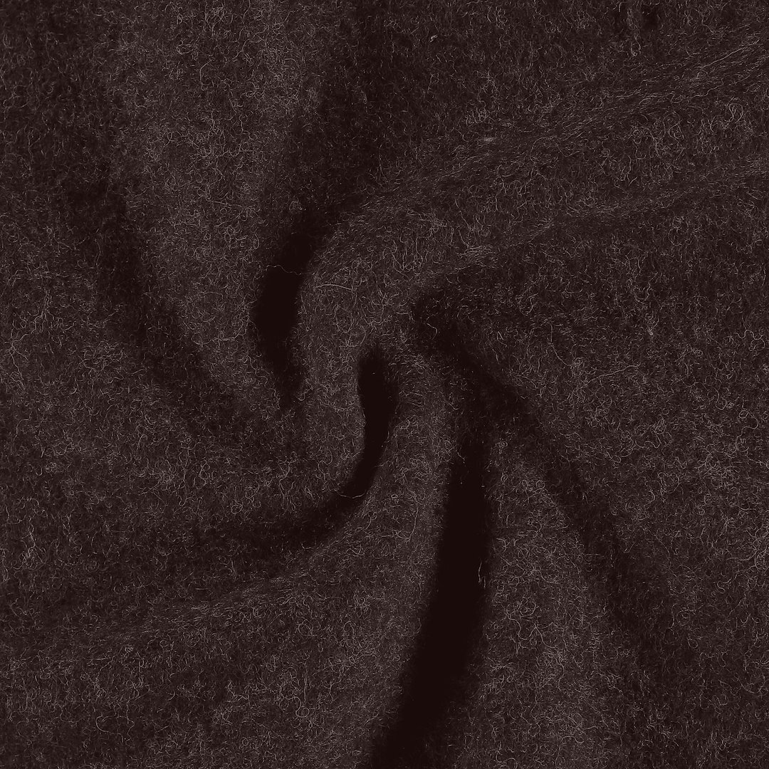 Billede af Uldfilt mørk brun melange