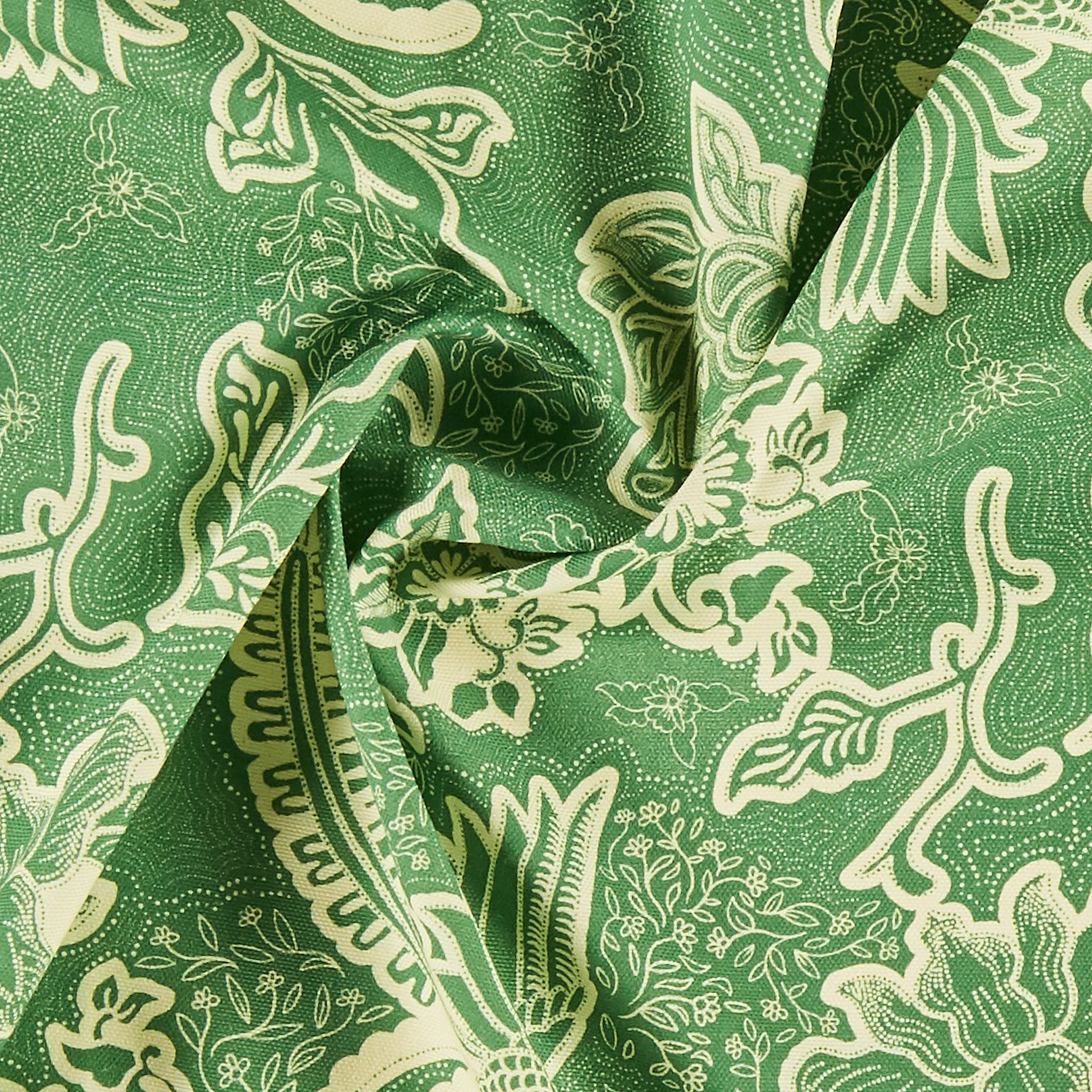 Upholstery panama green w cranes/flowers 826474_pack