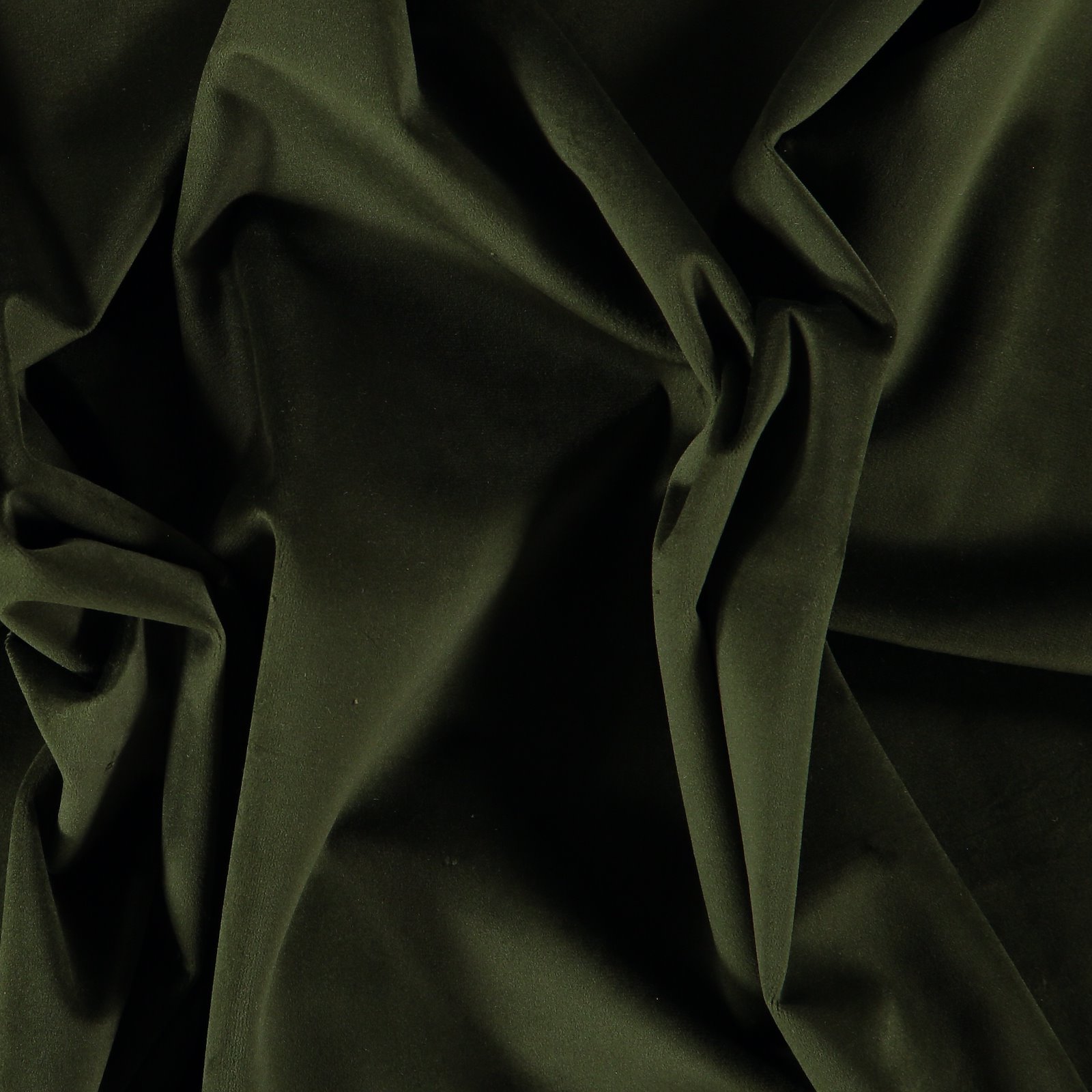 Upholstery shiny velvet army green 823963_pack
