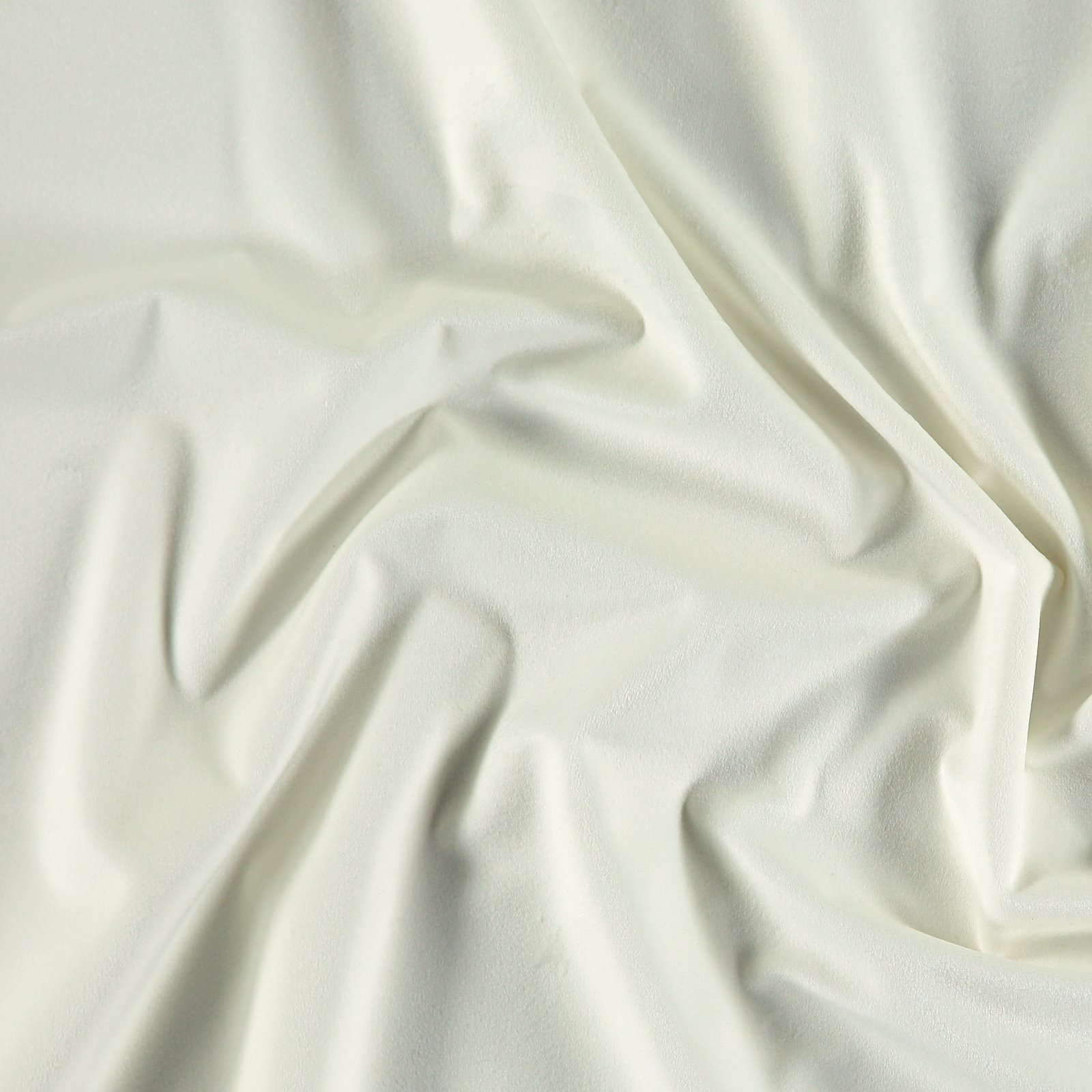 Upholstery Shiny Velvet Off White