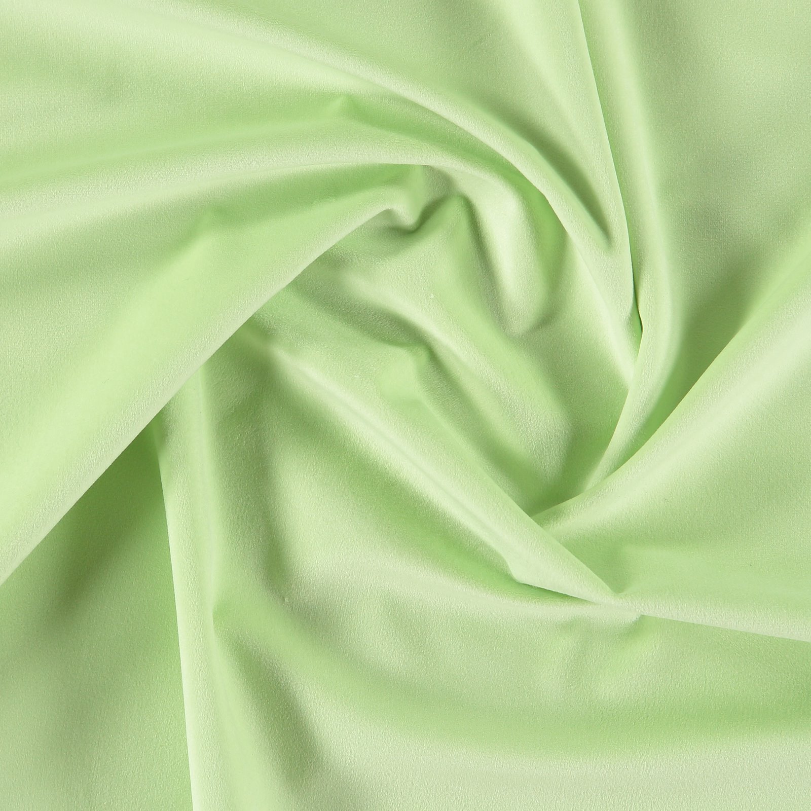 Upholstery shiny velvet pastel green 824176_pack