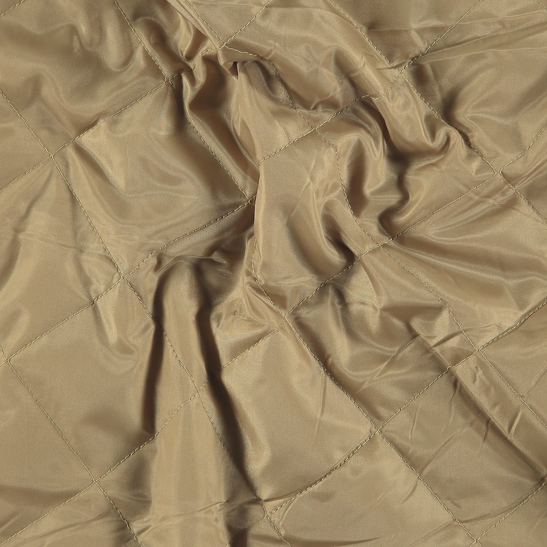 Billede af Vævet quilt mørk beige med foer