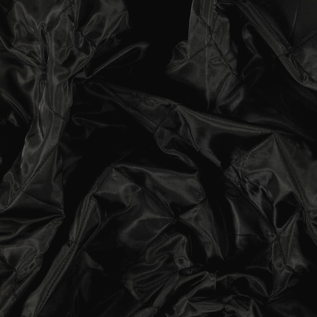 Billede af Vævet quilt sort med foer