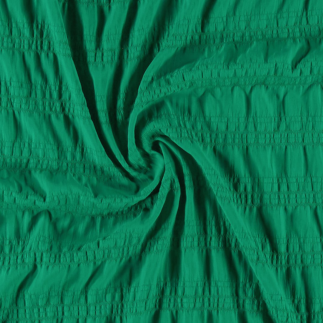 Billede af Vævet smock grøn