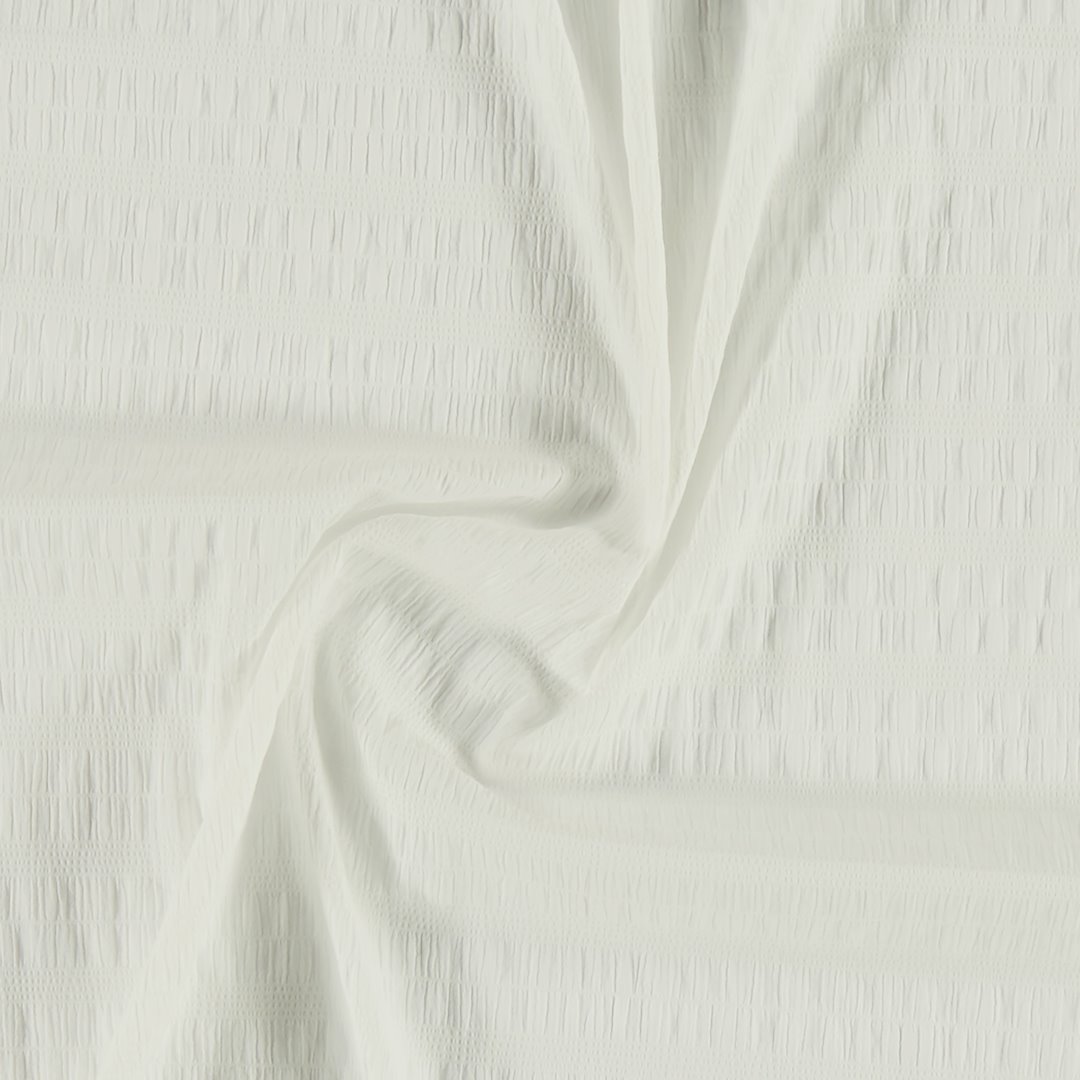 Billede af Vævet smock hvid