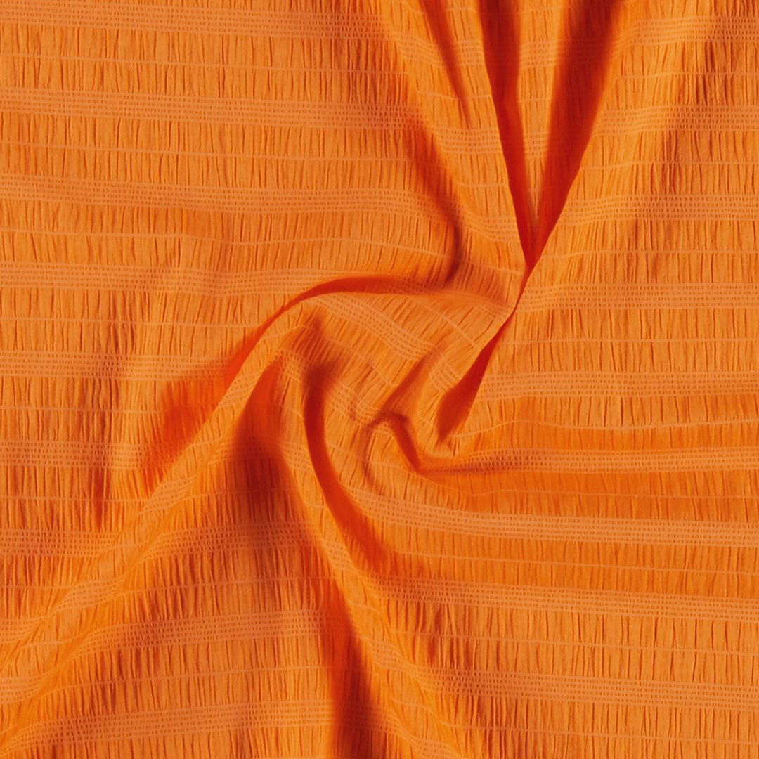 Billede af Vævet smock mørk orange