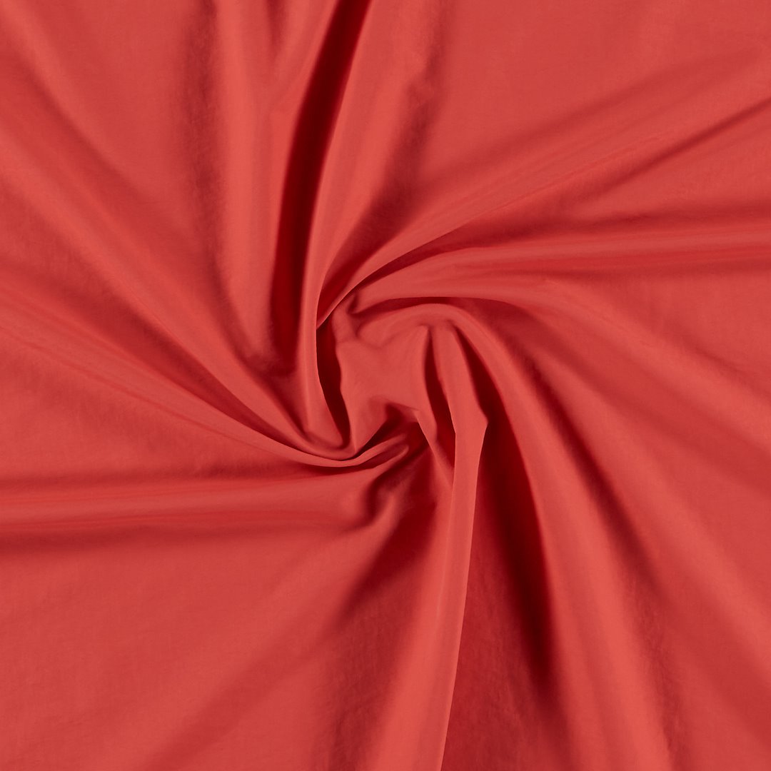 Billede af Vævet taslan med struktur lys klar rød