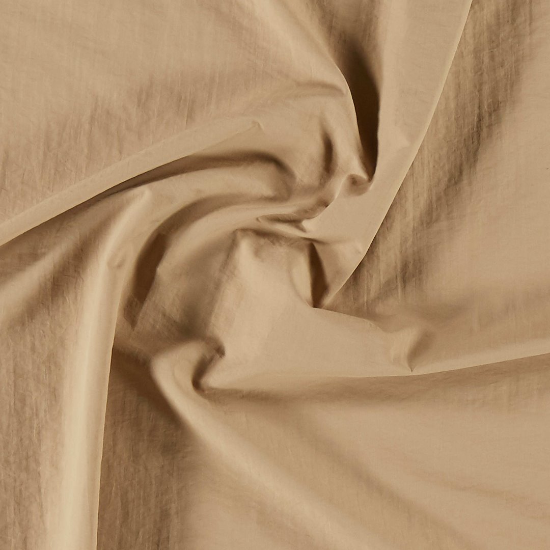 Billede af Vævet taslan med struktur mørk beige