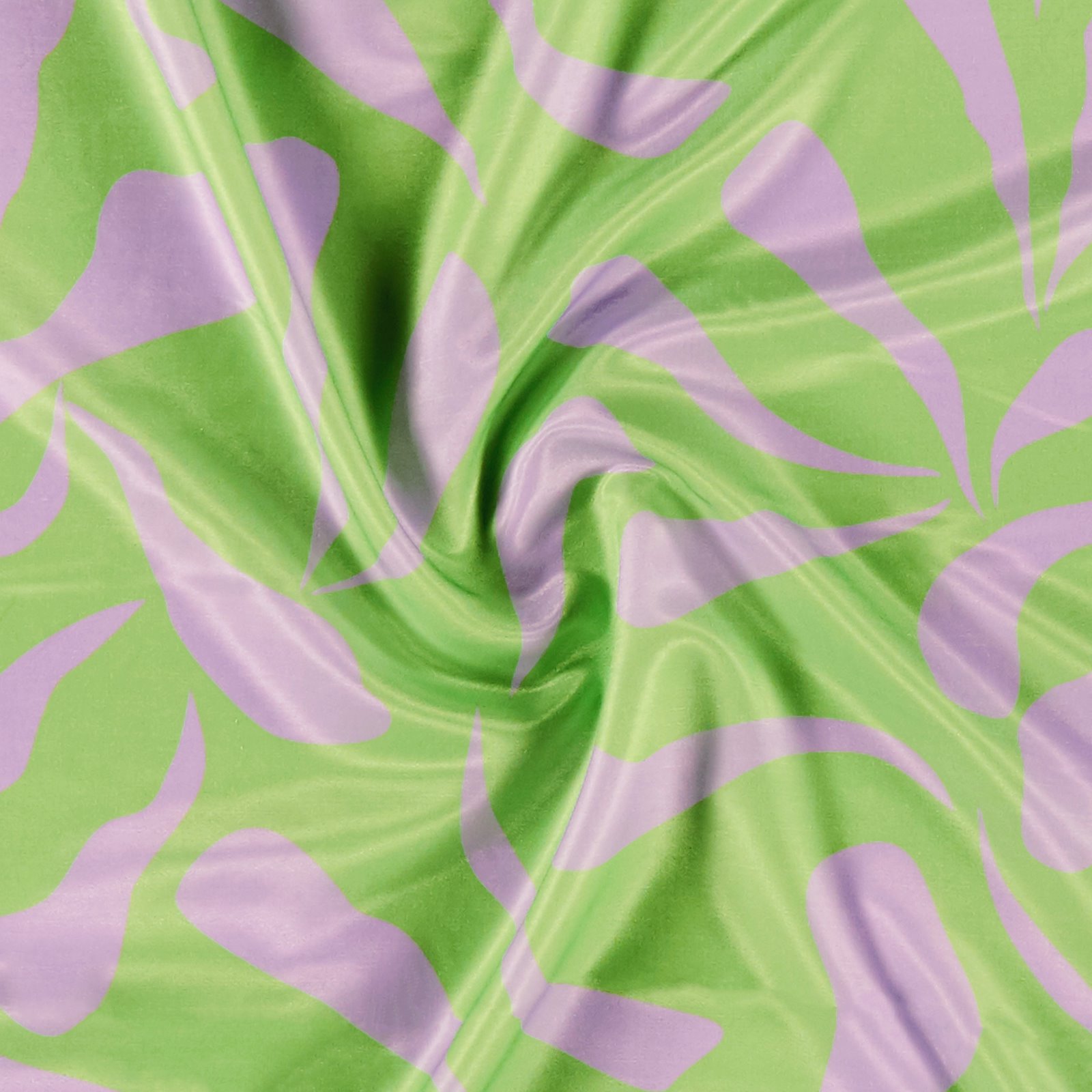 Vævet twill neon grøn med abstrakt print 521139_pack