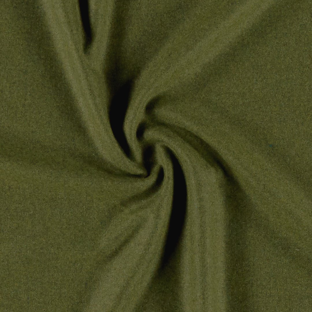 Billede af Vævet uld mørk grøn