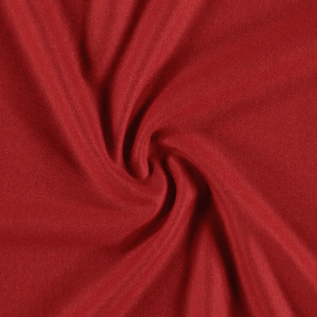 Billede af Vævet uld rød