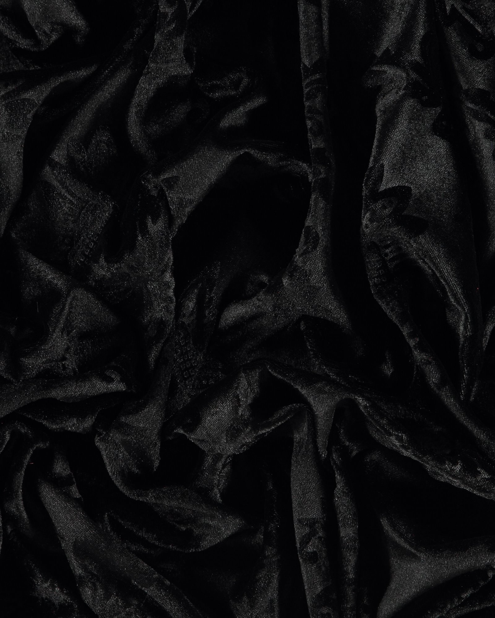 Velour svart präglat mönster 250416_pack