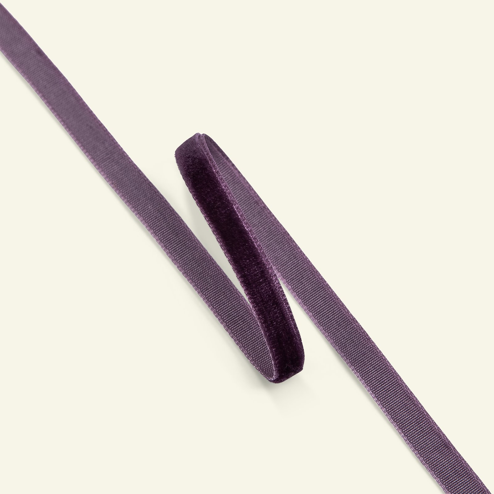 Velvet ribbon 7mm aubergine 3m 20079_pack