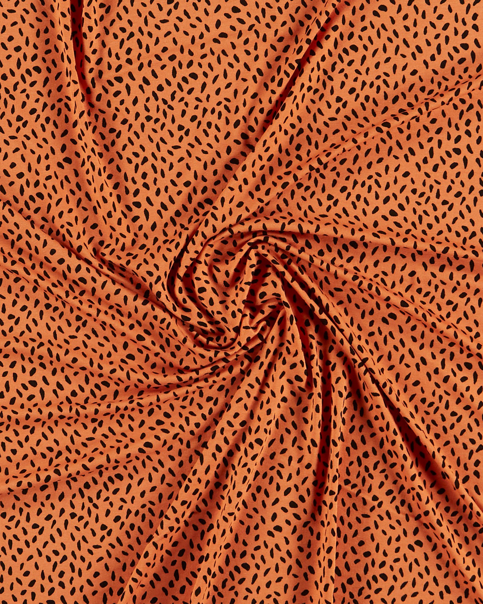 Viscose jersey orange m sort print 273516_pack