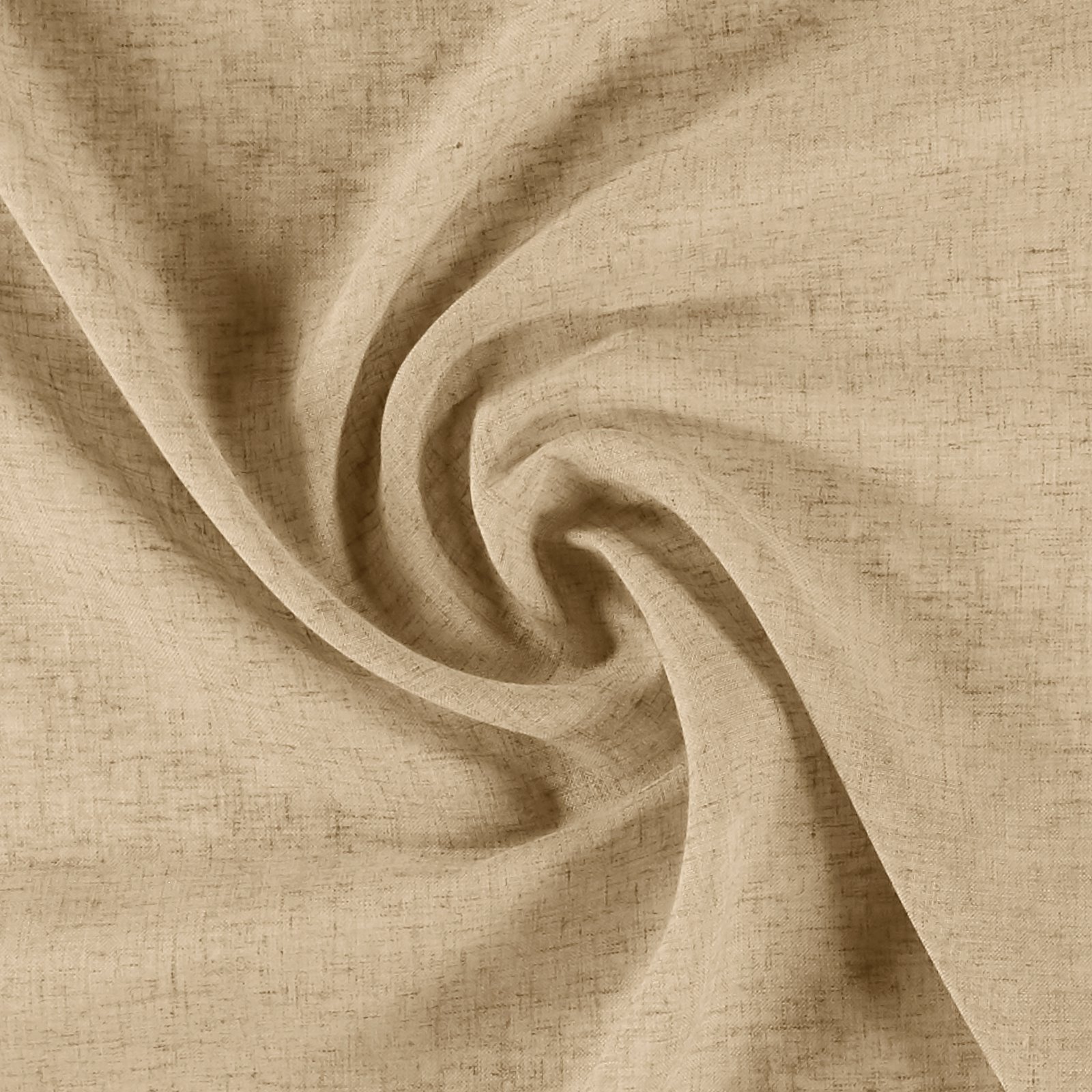 Voile beige polyester/lin mix 835174_pack