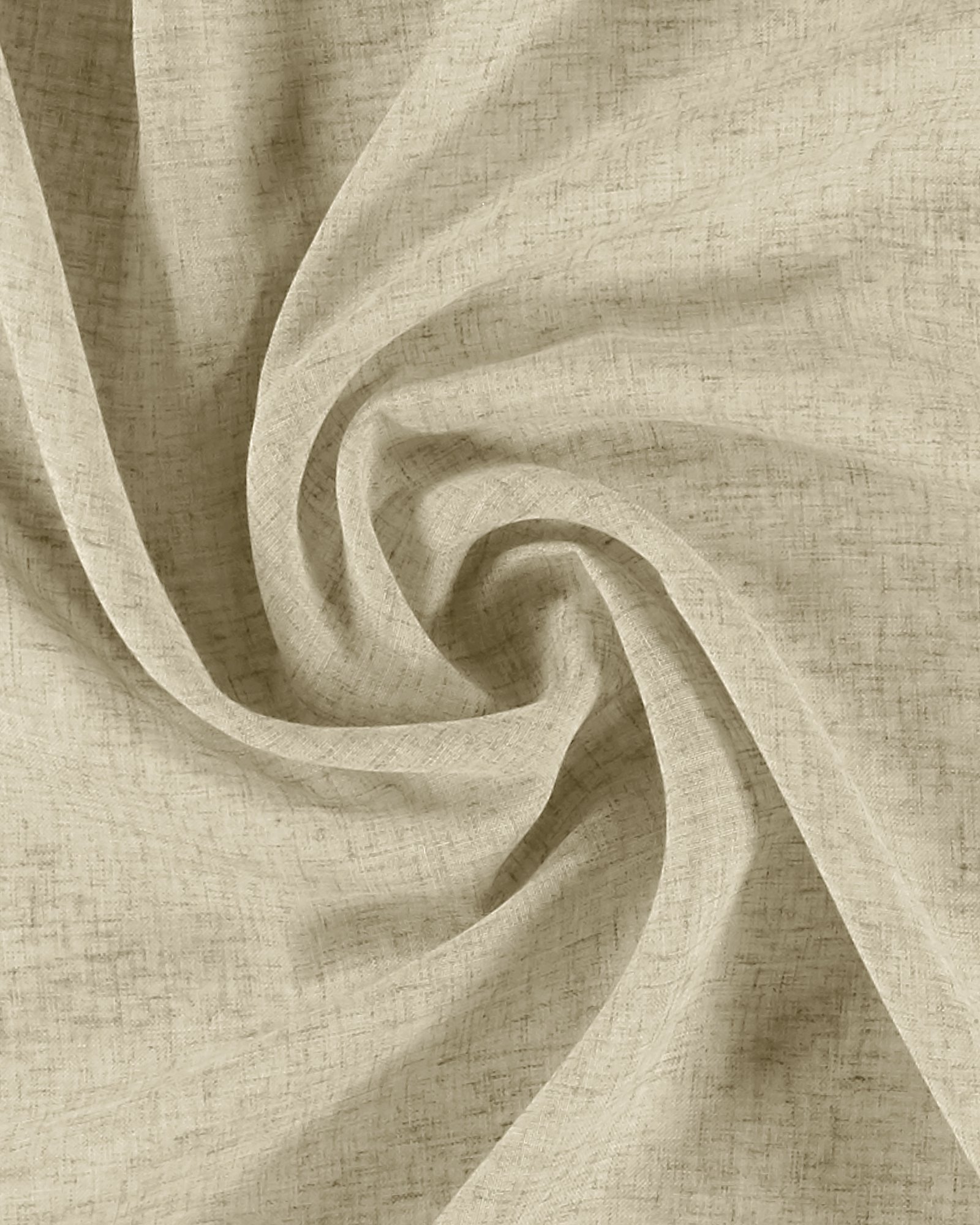 Voile dark nature polyester/linen blend 835192_pack