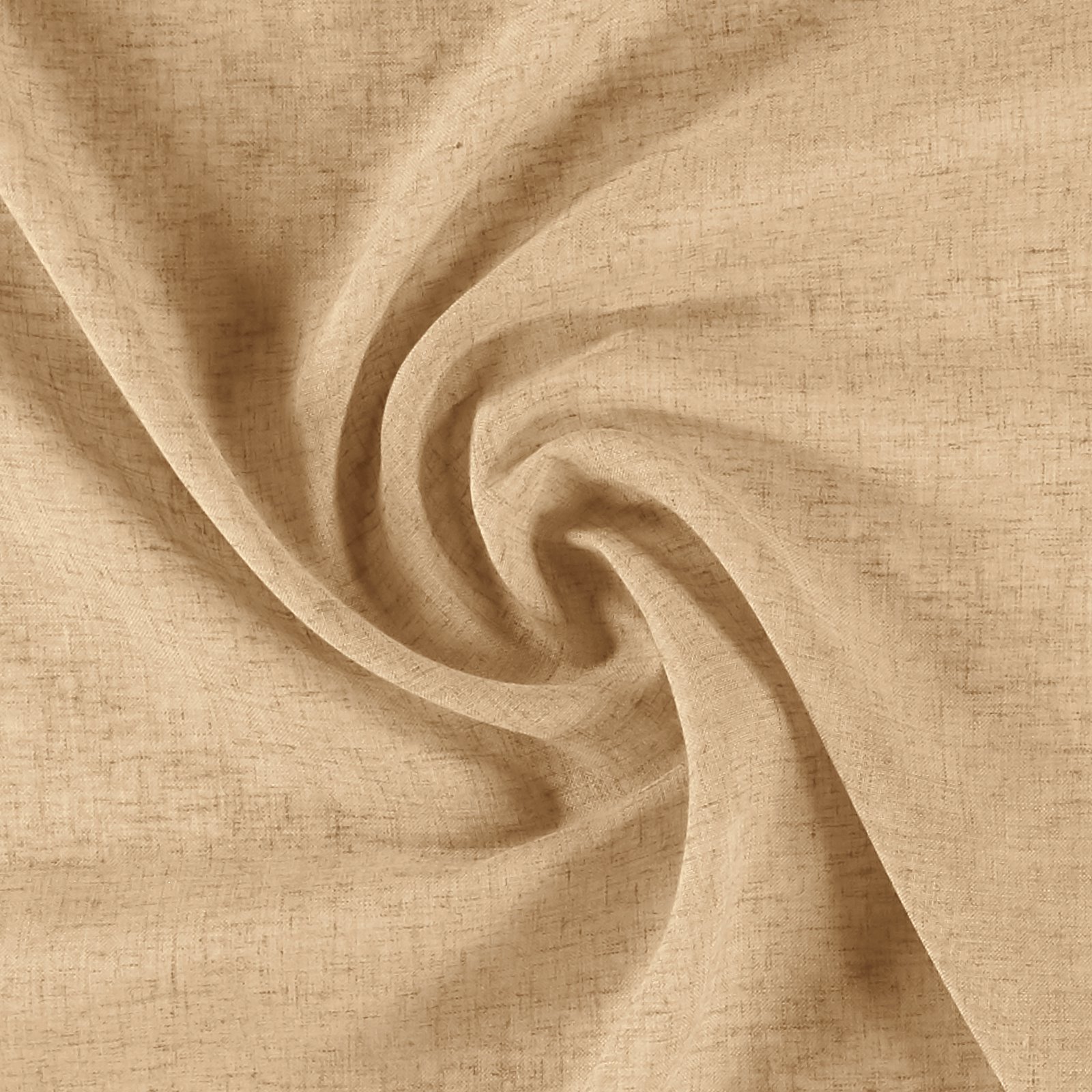Voile dusty corn yellow polyester/linen blend 835177_pack