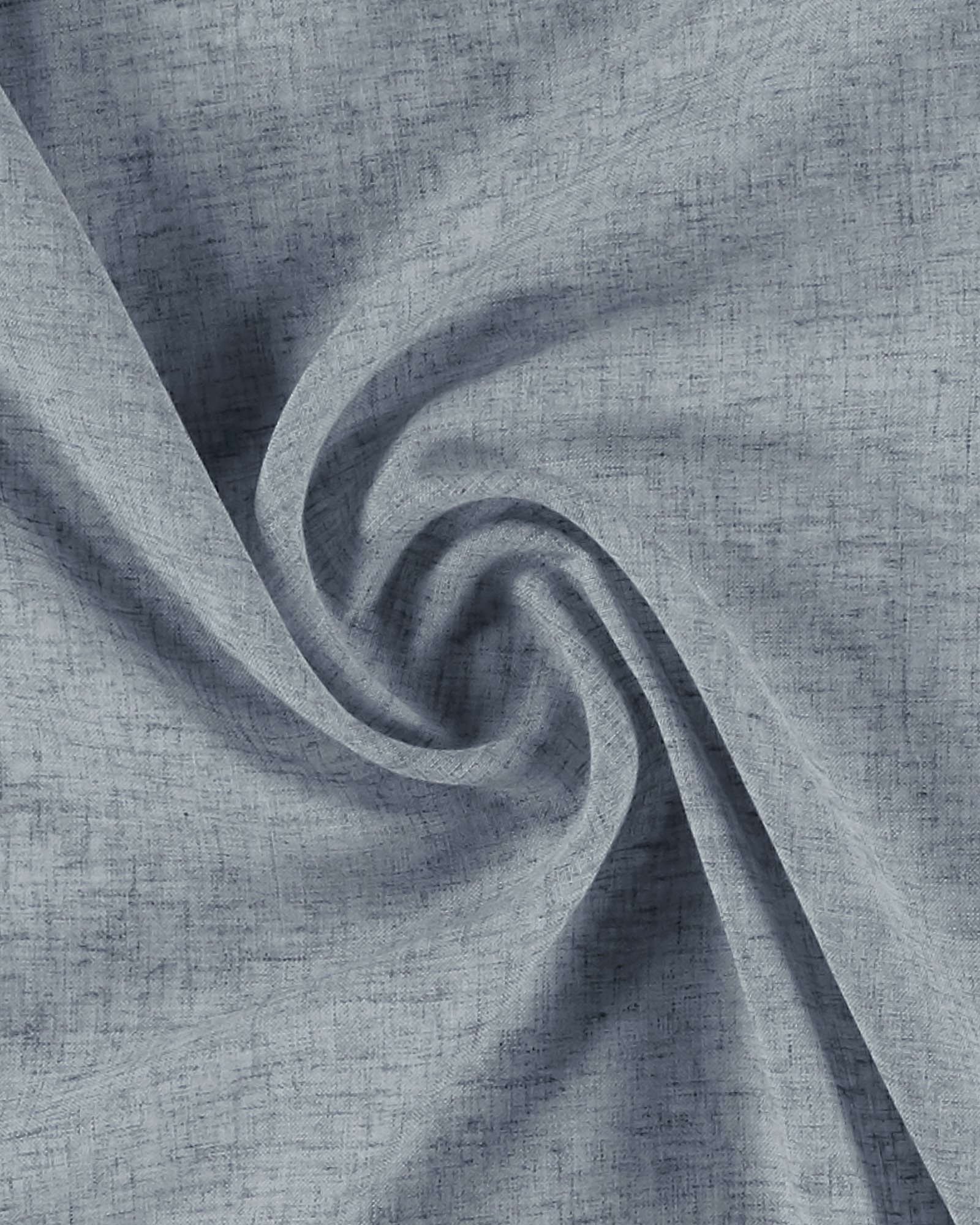 Voile dusty royal blue polyester/linen blend 835187_pack