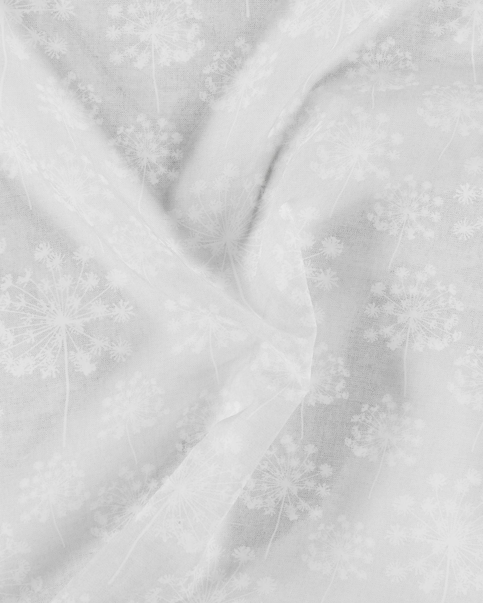 Voile grå allium blomst hvid print 816346_pack