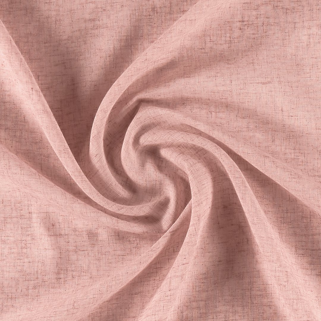 Billede af Voile mørk rosa hør/polyester mix