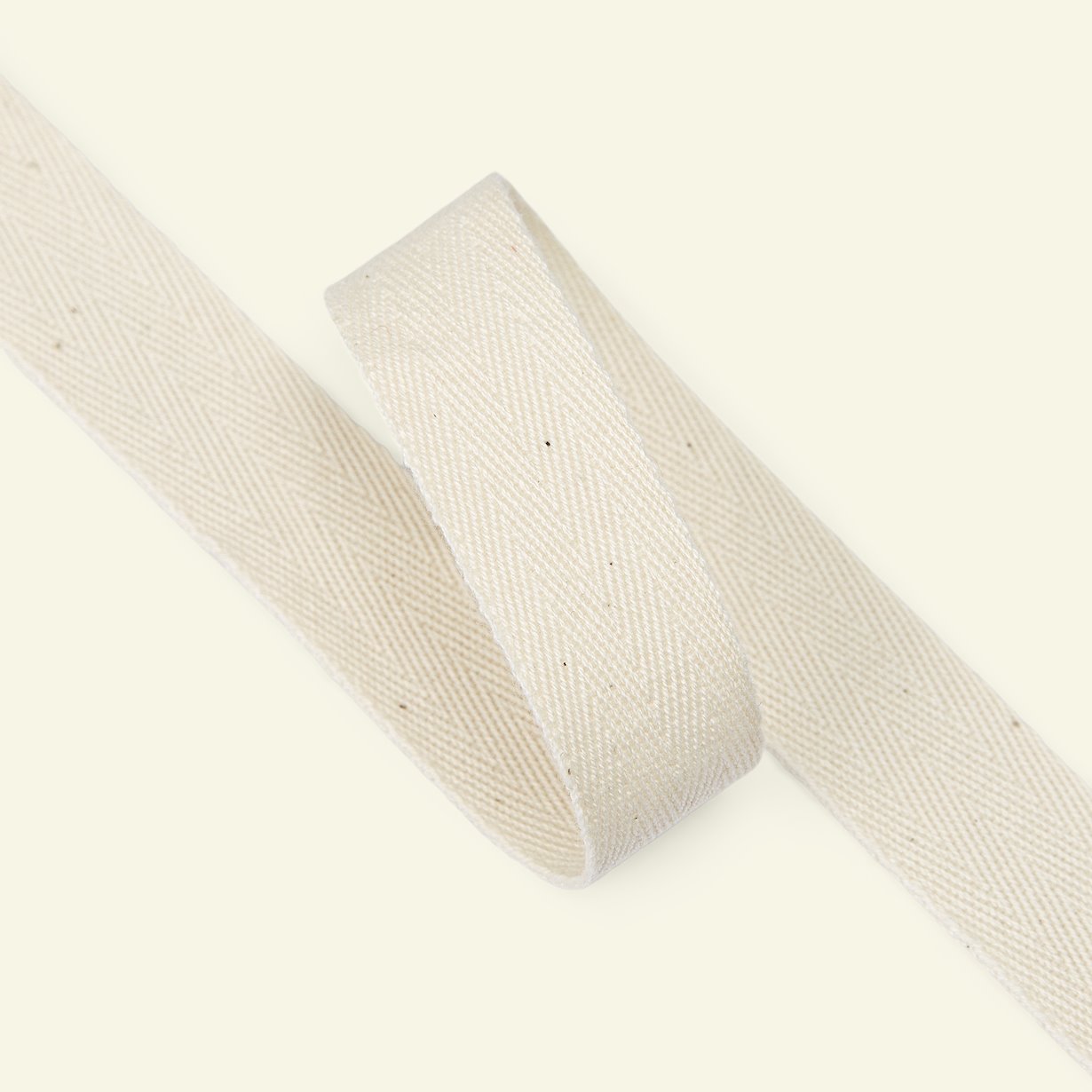 Webbing ribbon 20mm cotton unbleached 3m