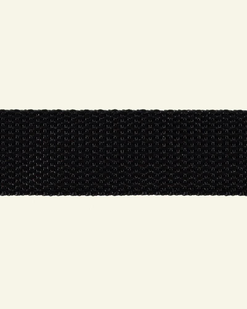 Webbing ribbon 25mm black 5m 80033_pack