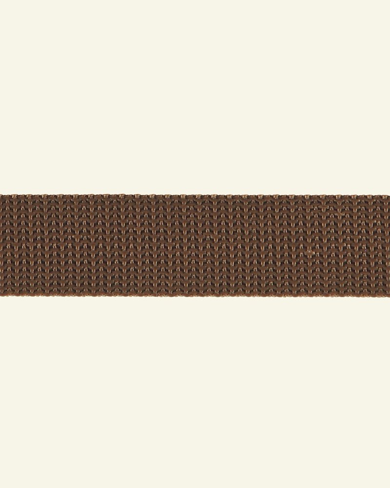 Webbing ribbon 25mm brown 5m 80024_pack