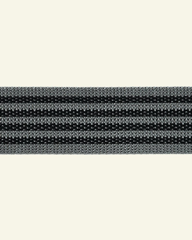 Webbing ribbon 38mm grey/black 5m 80090_pack