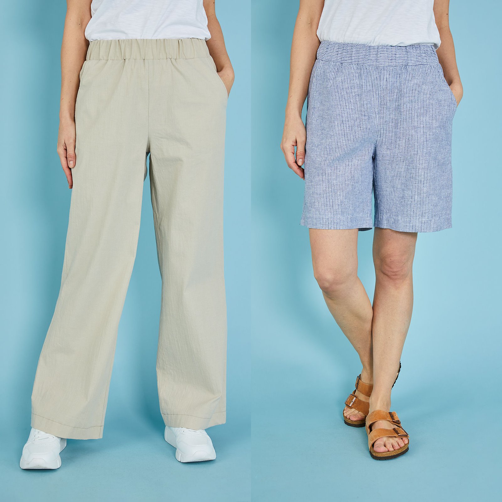 Wide trousers/shorts w. pockets, 42/14 p20061000_p20061001_p20061002_p20061003_p20061004_sskit