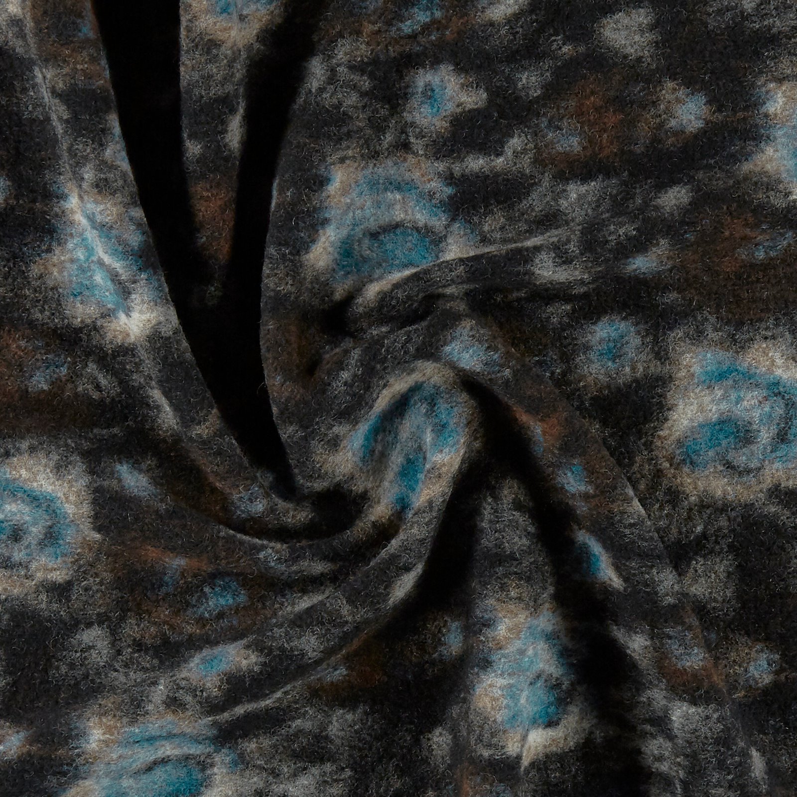 Wollfilz blau grau schwarz m. Muster 310386_pack