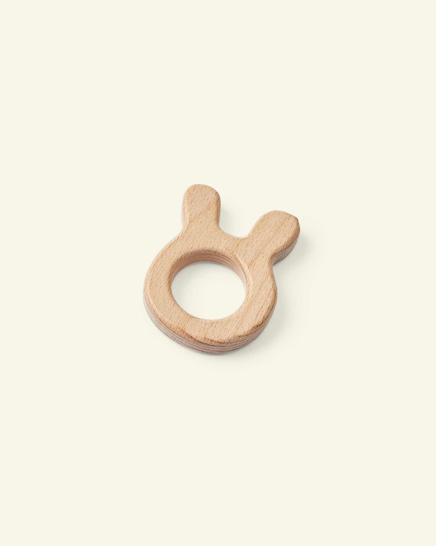 Wooden ring 62x48mm rabbit 1pc 43974_pack