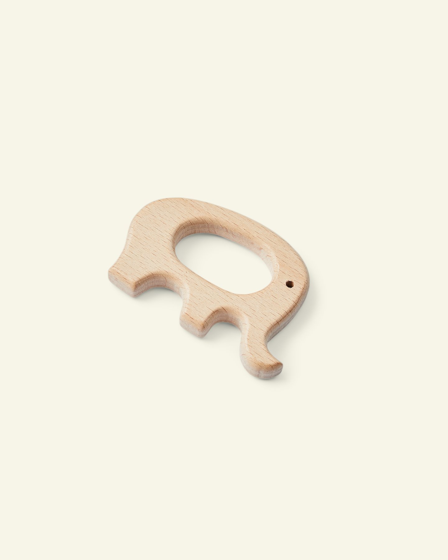 Wooden ring 69x47mm elephant 1pc 43971_pack