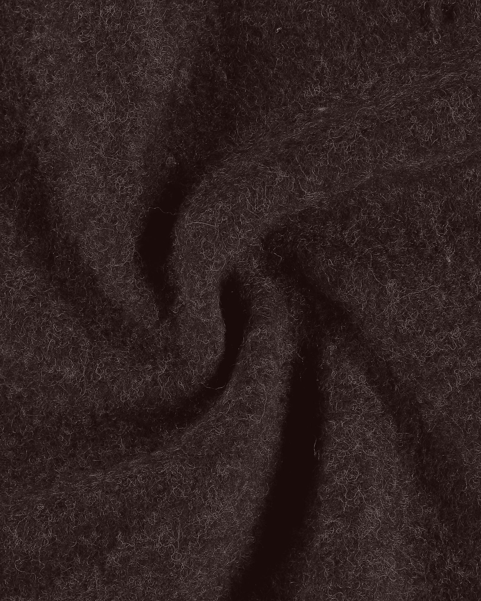 Wool felt dark brown melange 310151_pack