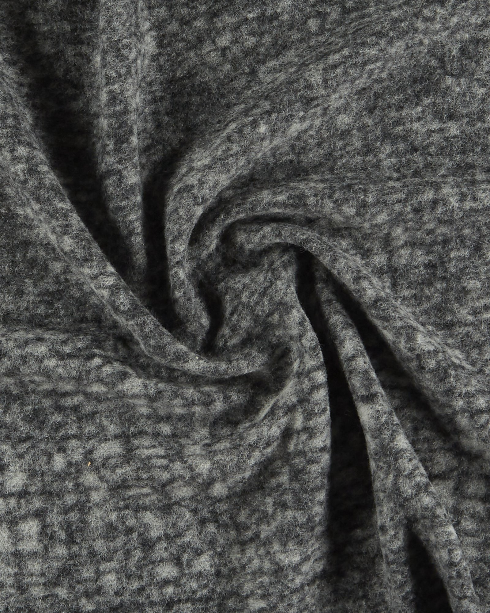 Wool felt grey/white animal pattern 310434_pack
