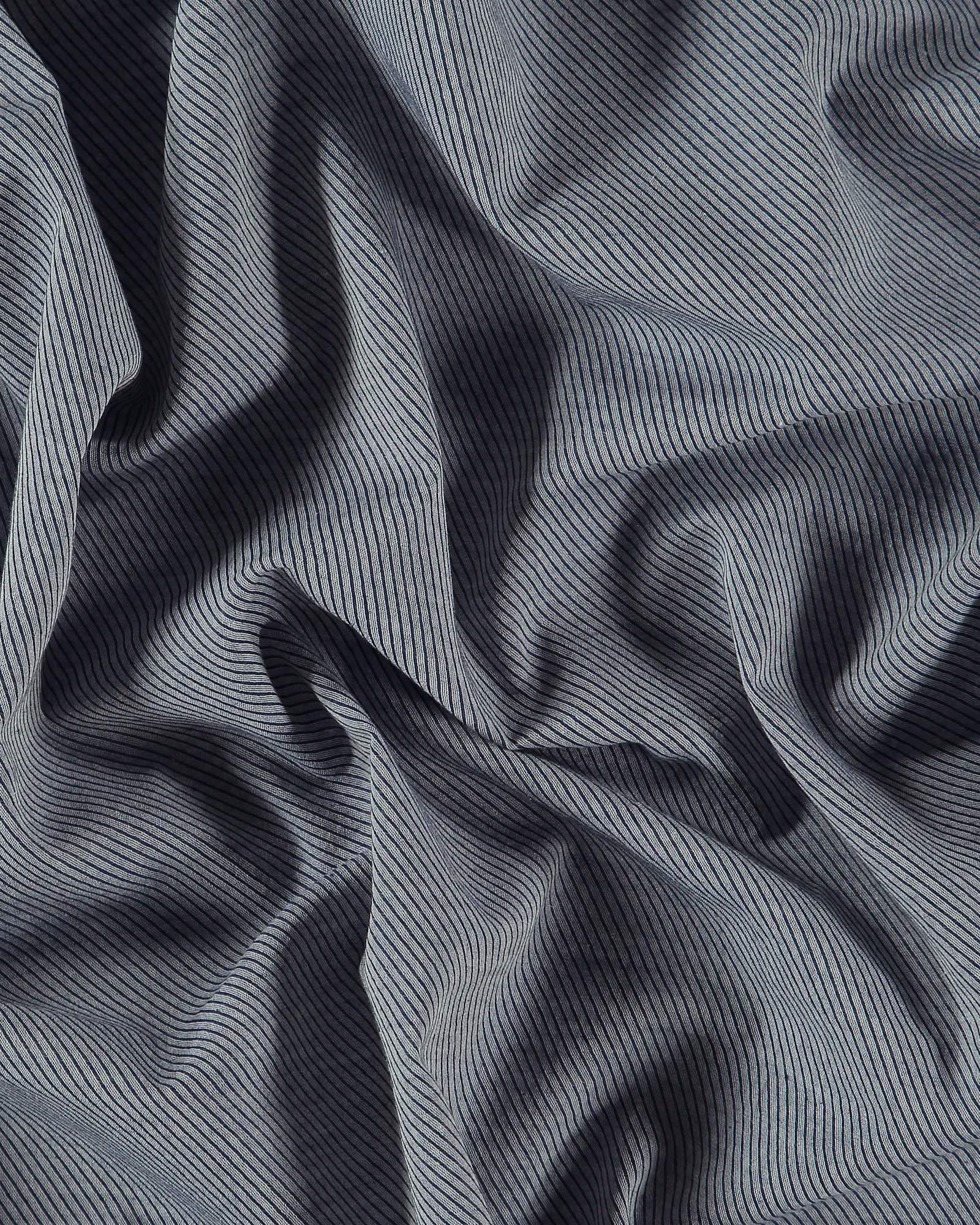 Woven cotton dusty blue/white YD stripe 501860_pack