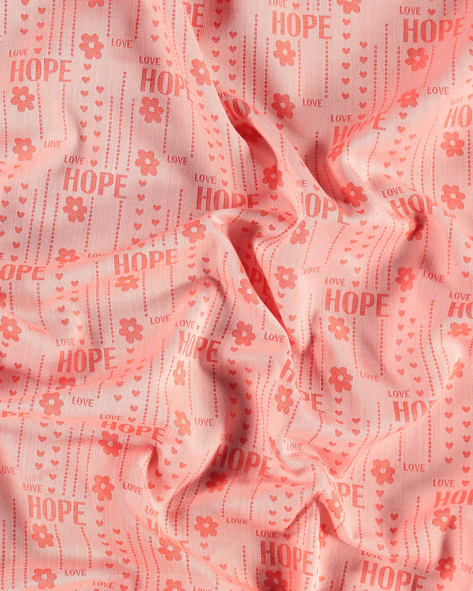 Woven cotton jacquard coral with motive 501883_pack