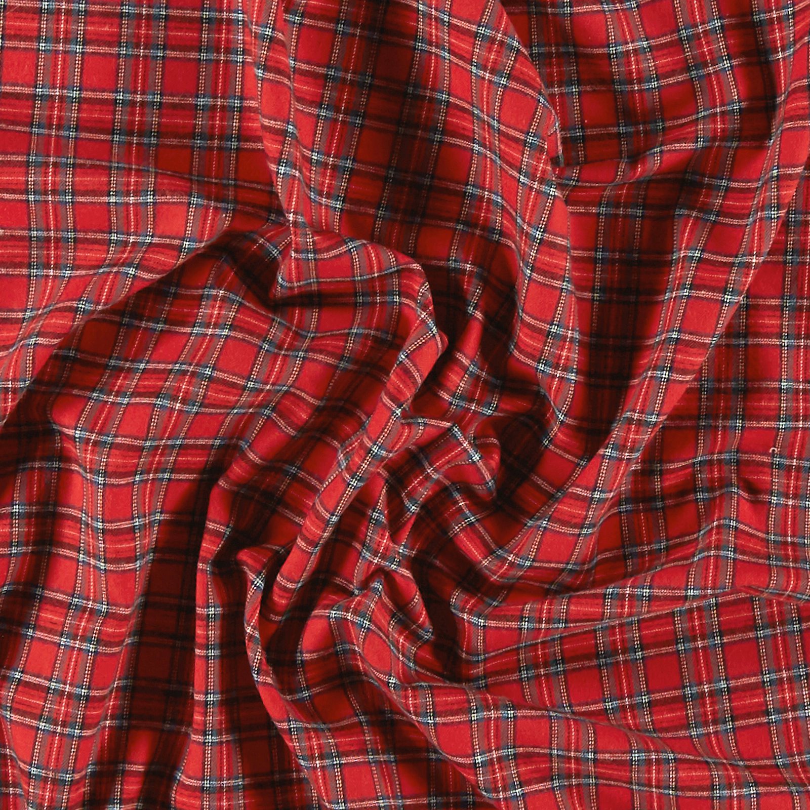 Woven cotton red/nature/green YD check 500314_pack