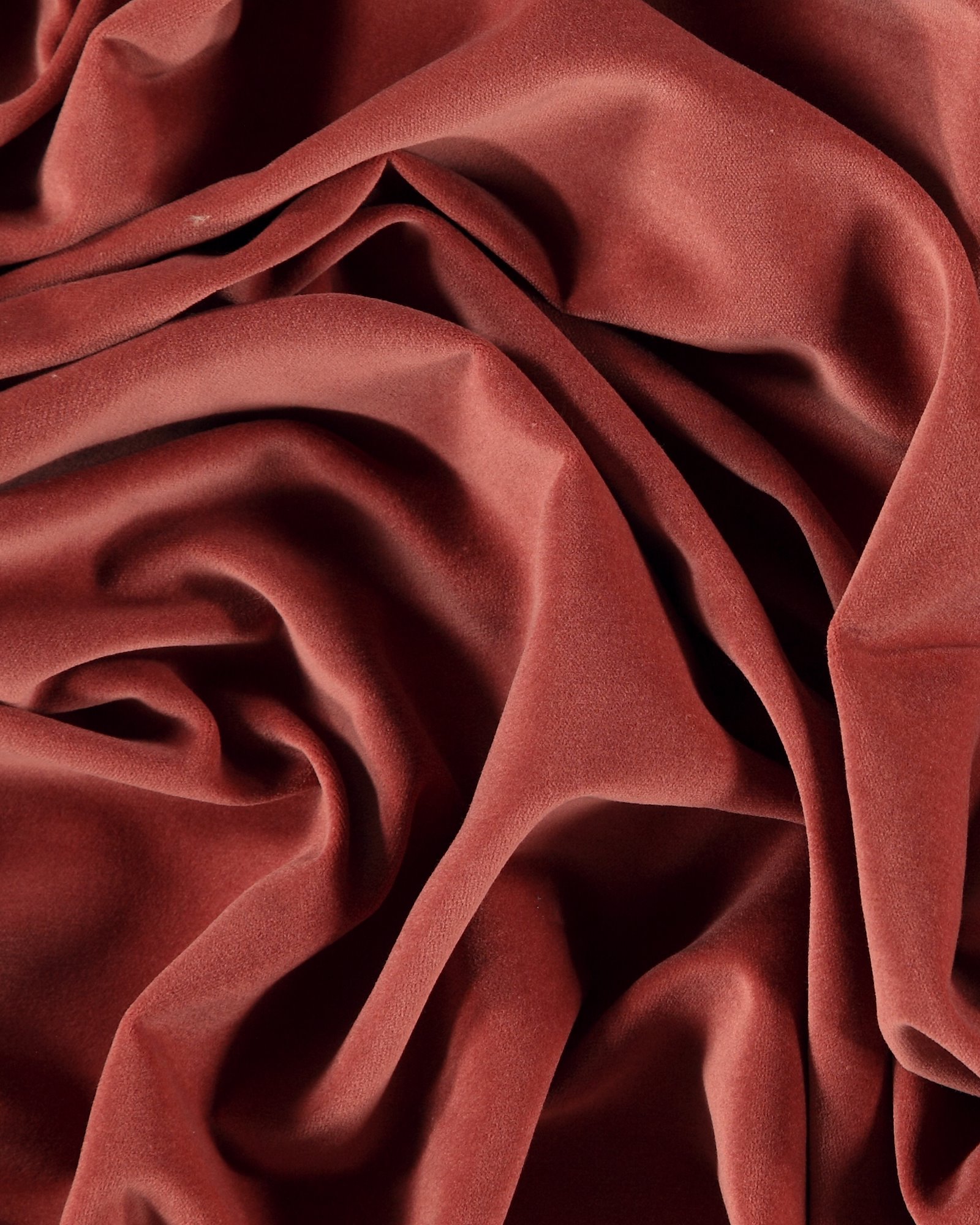 Crushed velvet red  Selfmade® (Stoff & Stil)