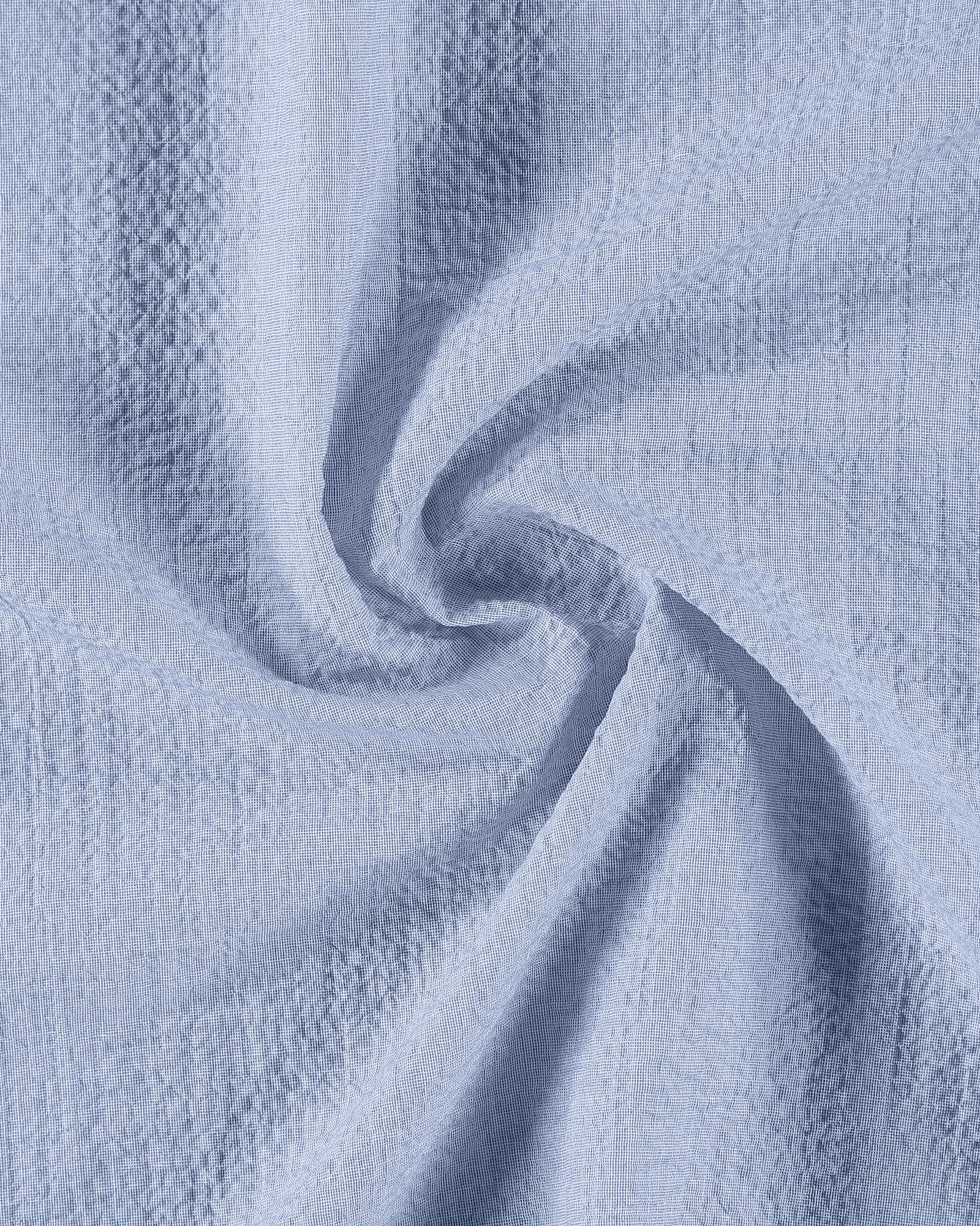 Woven cotton w structure light blue 501962_pack