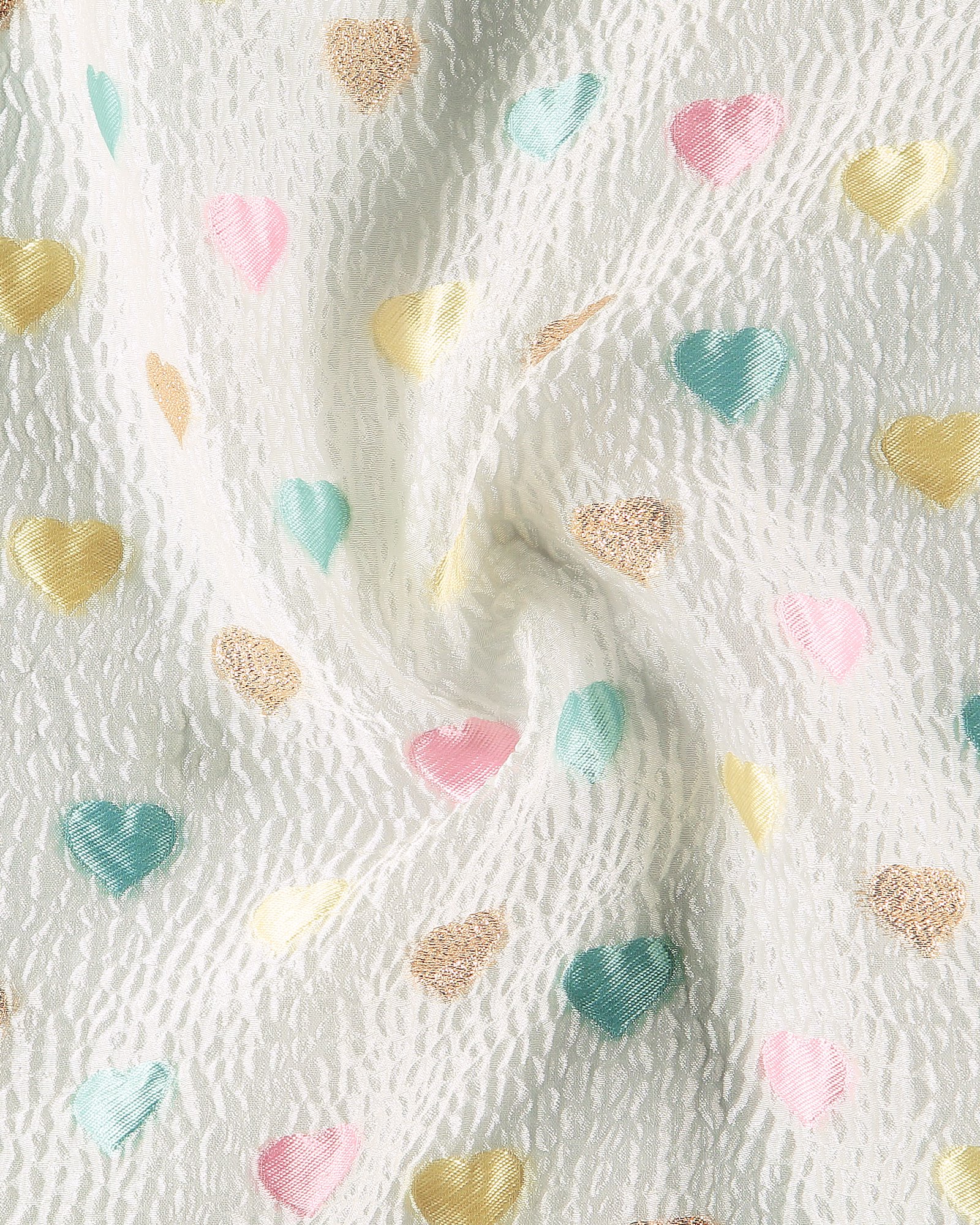 Woven jacquard off white with hearts 670270_pack