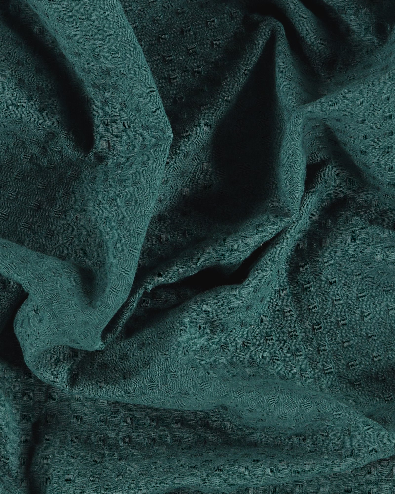 Woven jacquard petrol green w structure 501682_pack