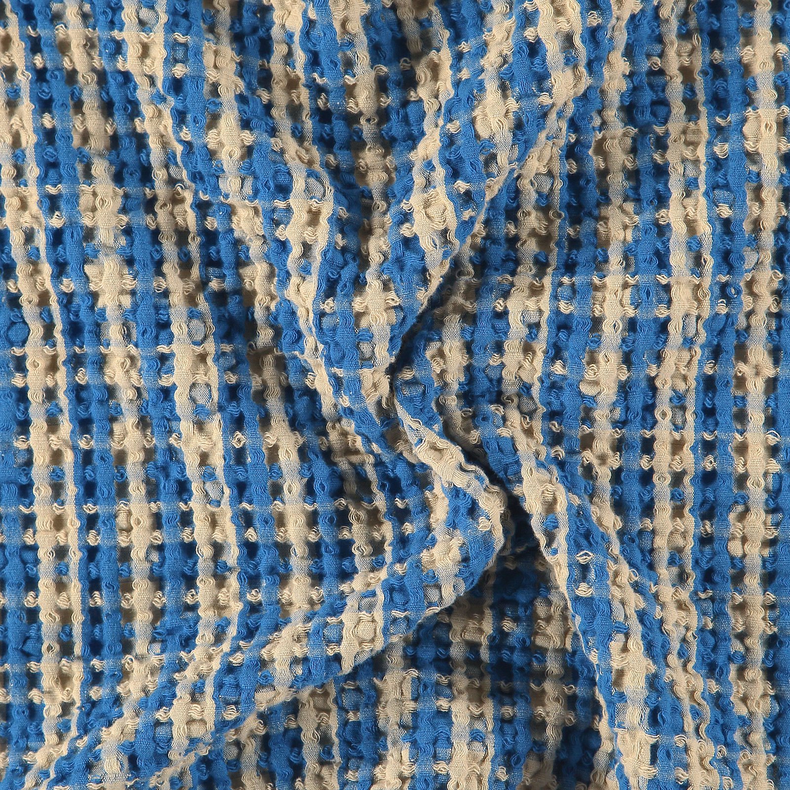 Woven jacquard sand/cobalt YD structure 501970_pack_b