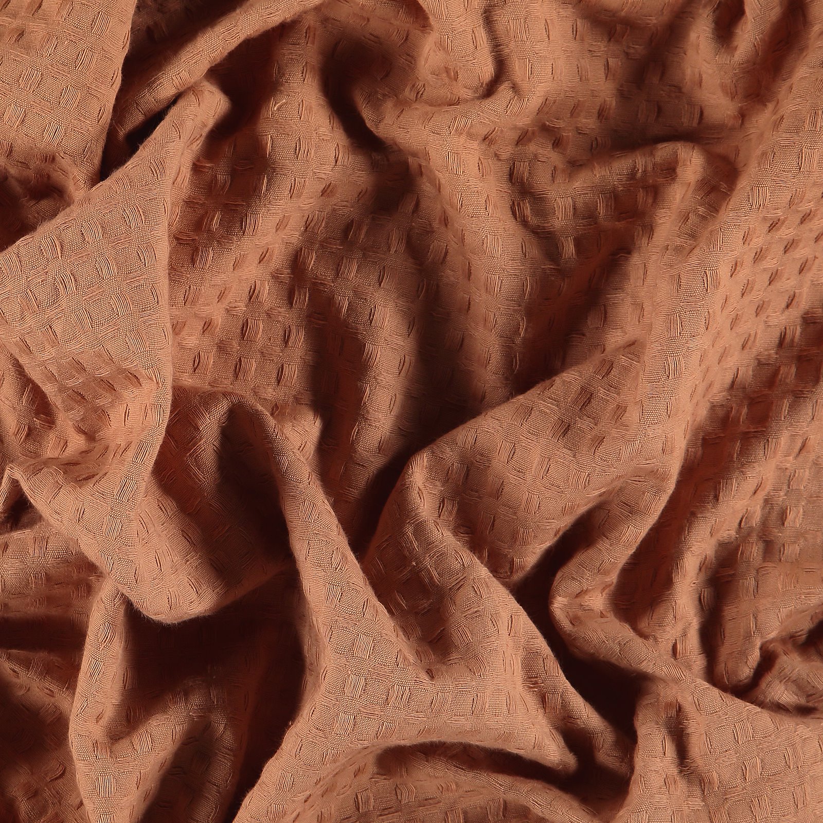 Woven jacquard terracotta w structure 501729_pack