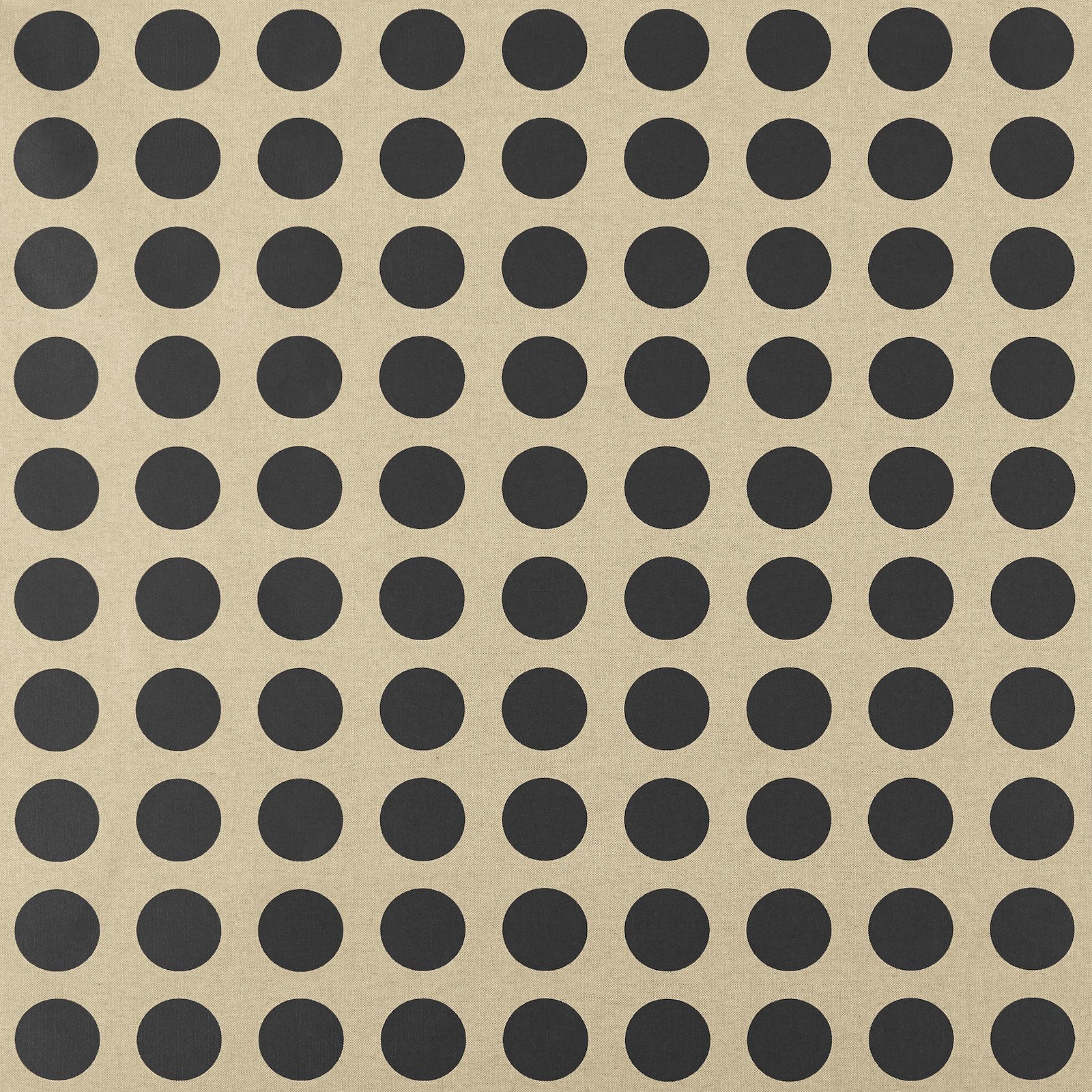 Woven oilcloth linenlook w black dots 870368_pack_sp