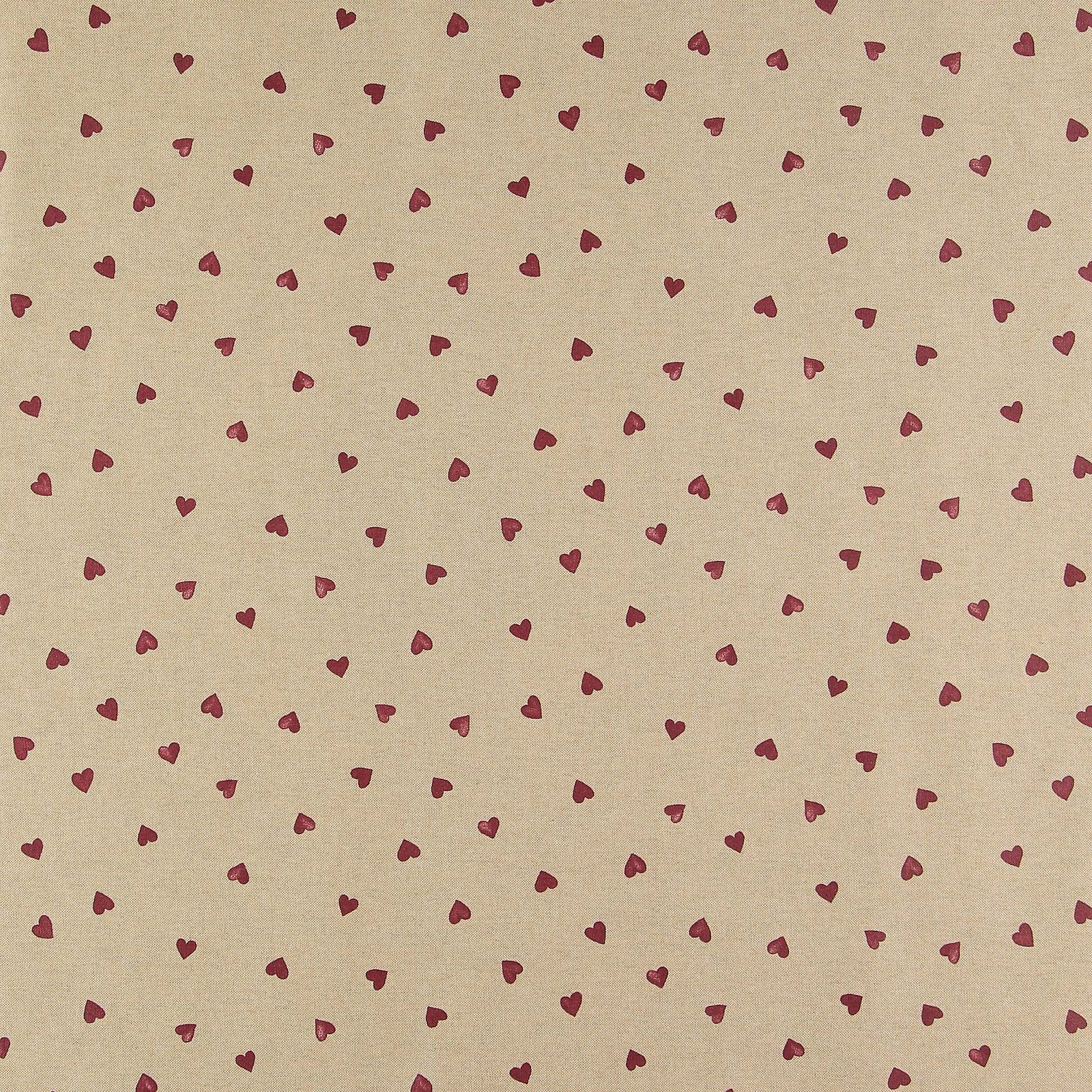 Woven oilcloth linenlook with red hearts 872310_pack_sp