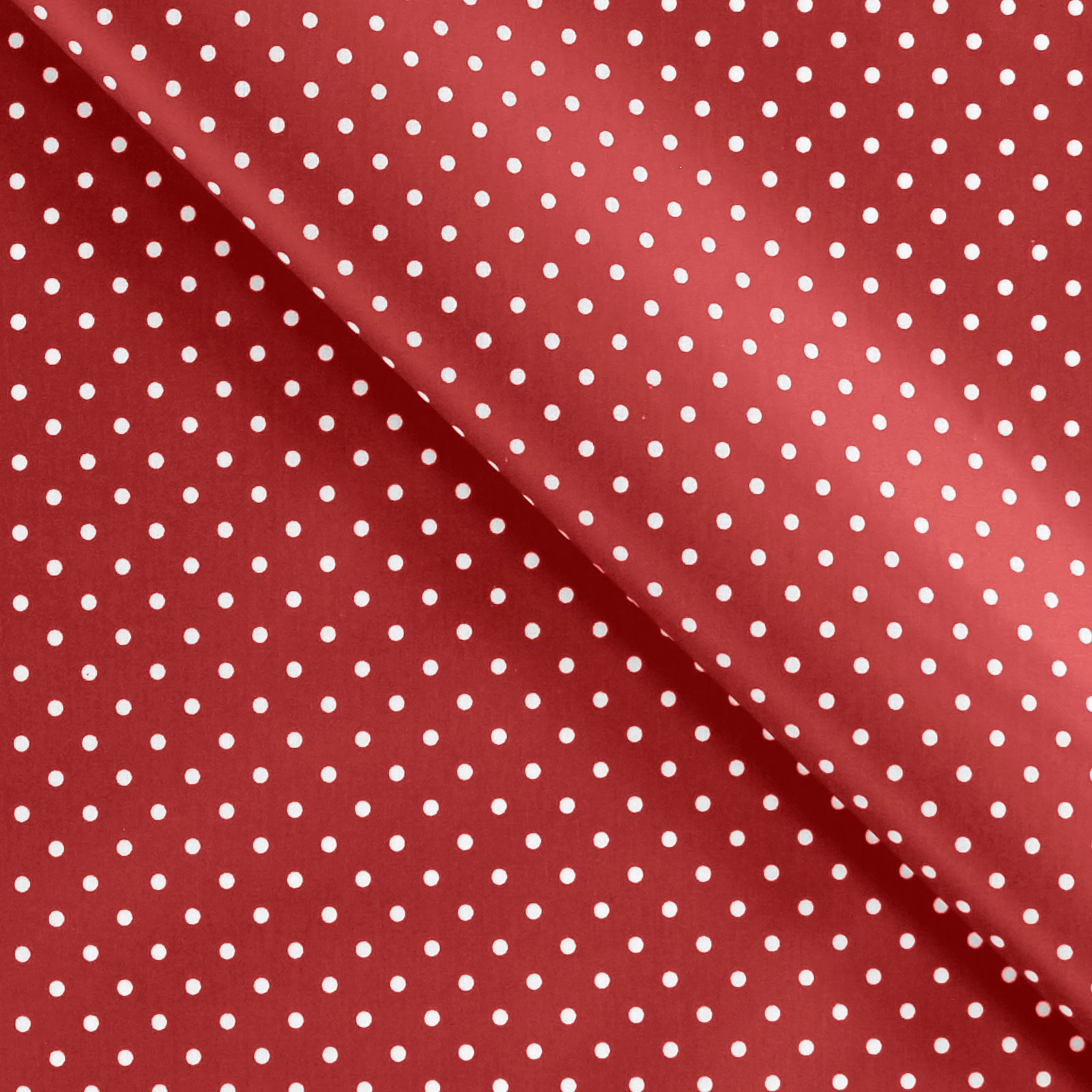 Woven oilcloth red w white dots 860161_pack