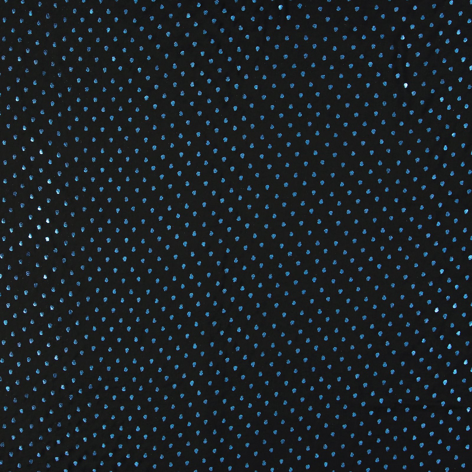 Woven satin black with blue foil dots 570100_pack_sp